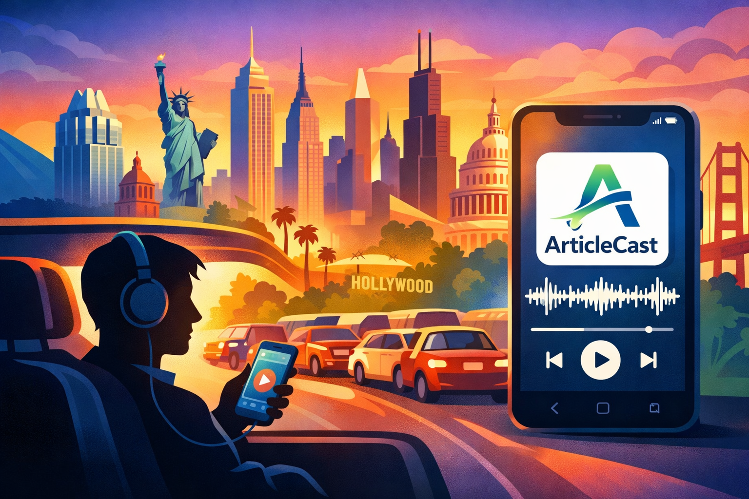 Best Podcasts for Commuters 2026 blog cover art